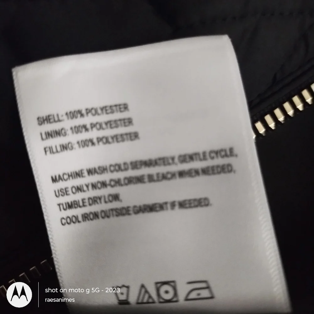 Laundry By Shelli Segal Black Quilted Puffer Jacket - Picture 4 of 5